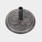YSSOA 24.2 lbs 17.72" Market Umbrella Base Heavy Duty Round Stand for Patio Outdoor